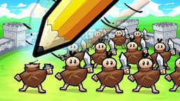 I DREW MY ARMY To Defend the Base in Shape Hero Factory!