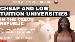 Cheap Universities and tuition fee in Czech Republic for International students