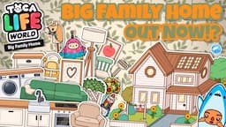 Toca Life World | Big Family Home review! 🏡 (OUT NOW!) Toca Boca