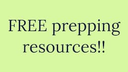 20+ Best FREE Prepping Resources!