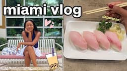 MIAMI VLOG 🍣🍥 Japanese grocery shopping, cooking, ice skating, & Nintendo DS Lite unboxing