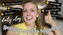 VLOG 121: getting my life together \\ productive day vlog! work update