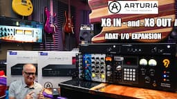 Arturia AudioFuse X8 IN and X8 Out - ADAT I/O Expansion