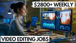 Top 5 Websites For Online Video Editing Jobs | Make $2.8K+ Per Week | Work From Home | No Investment