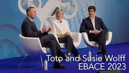 Susie and Toto Wolff on F1 Culture at EBACE 2023 – BJT