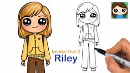 How to Draw Riley | Inside Out 2