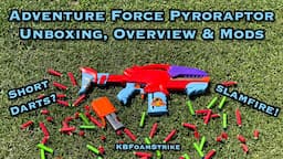 Adventure Force PYRORAPTOR Blaster Unboxing, Overview and Mod Guide - Dino Themed Alpha Trooper?