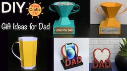 DIY gift ideas for Dad l Father’s Day crafts l Easy DIY paper crafts