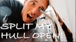 I SPLIT MY HULL OPEN AT SEA!!! (SCARY) 25+KNOTS & BIG SEAS!! (Ft LADY MUSGRAVE ISLAND) EP.48