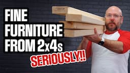 Stunning Fine Furniture from 2x4s! This even blew my mind!