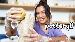 I Tried Pottery and It Was *PURE* Chaos