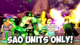 New Best Sword Art Online Units Vs Infinite Mode! Ft. New Leafa 6 Star & New Kirito 7 Star Buff!