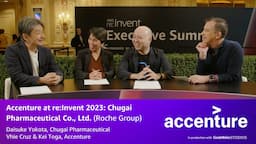 GeekWire Studios | Accenture at AWS re:Invent 2023: Chugai Pharmaceutical Co., Ltd. (Roche Group)