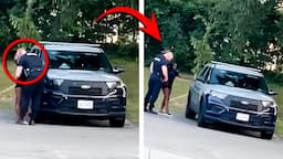 Cop Allegedly Caught Kissing, Getting in Backseat of Patrol Car..