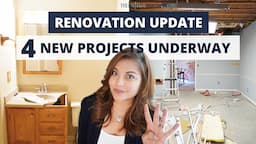 🌟DIY RENOVATION UPDATE | FIXER UPPER SERIES | 4 NEW HOME RENOVATION PROJECTS