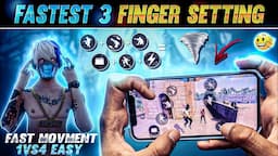 TOP 7 BEST 3 FINGER CUSTOM HUD FREE FIRE (MOVMENT+HEADSHOT)😎 BEST 3 FINGER CUSTOM HUD IN FF 2024 🔥