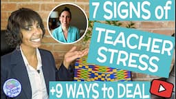 Teacher Stress and Burn Out - How to Deal with Dr Scott