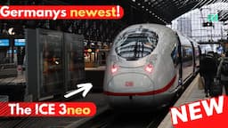 ICE 3 neo - The NEW highspeed train in Germany! First class tripreport Cologne to Frankfurt