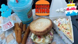 Burger King: Philly Melt, Mozzarella Fries, Birthday Pie Slice & Frozen Cotton Candy Review