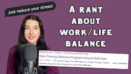 THE MYTH OF WORK/LIFE BALANCE: Self-care is not enough