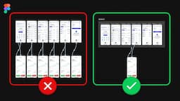 Reduce Prototypes by 50% (Simple trick) | Figma Tutorial