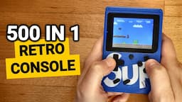 Unboxing SUP Game Box 500 in 1 - Portable Handheld Retro Gaming Console