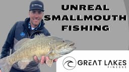 Amazing Day of Smallmouth Fishing with Great Lakes Finesse!