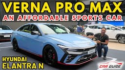 Hyundai Verna PRO MAX is here - Hyundai Elantra N at BIMS 2024 | Best Sedan 2024 ?🔥