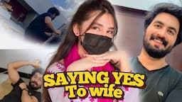 Saying Yes challenge To Wife | Bura Haal Hogaya 😢 #challenge