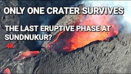 We expect eruption at new location on Reykjanes! Sundhnukur event coming to an end! One crater left.