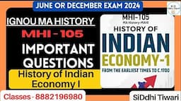 MHI 105 Important Topics With Questions for IGNOU MA History First Year 2024 #historyedupoint#ignou