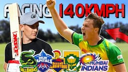 Batting against a Pro CPL FAST BOWLER | 140kmph | Plus Fast Bowling Tips