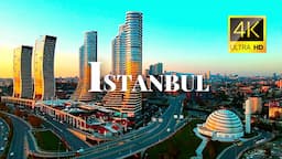 Beautiful & Largest City of Türkiye, Istanbul 🇹🇷 in 4K ULTRA HD 60FPS Video by Drone