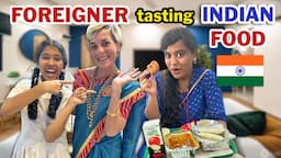 🔥AMERICAN Tasting INDIAN FOOD Challenge😋|| Crazy Challenge with FOREIGNER😜 || Ammu Times ||