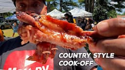 BBQ Ribs at The Country Style Cook Off