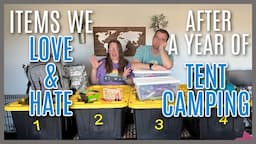 MUST HAVES for TENT camping! - WINTERIZE With Us! - Family Tent Camping Organization + Packing