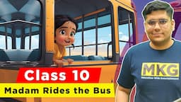 Madam Rides the Bus class 10 summary in Hindi Full chapter explanation | Class 10 English Chapter 7