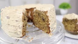 Perfectly Moist BUTTER PECAN POUND CAKE Recipe | w/ Butter Pecan Cream Cheese frosting | Mansa Queen