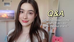 Q&A ♡ what happened to my channel? MY makeup brand? why have I changed so much? what job do I do?