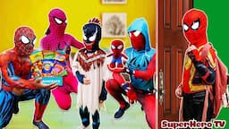 What If Many  Spider man in 1 HOUSE? | KID SPIDER MAN, Don't be jealous of Poor Venom + MORE