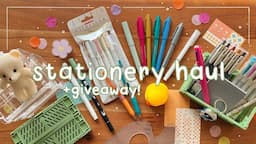 Huge Stationery Haul + Giveaway! 🎁 feat. Stationery Pal