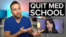 QUITTING MED SCHOOL - Doctor Reacts to RURI OHAMA