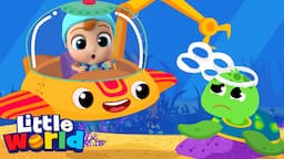 Sea Animal Rescue Team! | Kids Songs & Nursery Rhymes by Little World