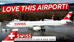 A Plane Spotter's Dream! · SWISS BUSINESS CLASS  🇨🇭 Zurich ✈ "New York" 🇺🇸 ALL Class!