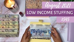 $545 Low Income Cash Stuffing | Sinking Funds + Cash Envelopes | One Frugal Introvert