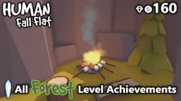 All Forest Level Achievements/Trophies in Human Fall Flat