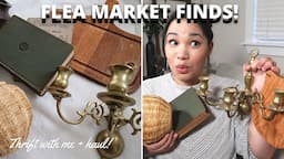 FLEA MARKET Shopping | Flea Market Finds | Thrifted Home Decor