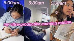 my 5AM ultra-productive morning routine (this will motivate u)