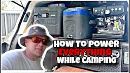 Camping hacks 101 - Jackery 2000 plus solar generator Battery Review | Camping Stress Test