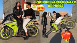 Random Girl hue Impress ❤️‍🔥❤️‍🔥 || stunts kr lia iske sath toh 😍😍